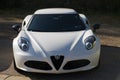 Front view of Alfa Romeo 4c