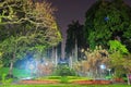 Front view of Ang Mo Kio Town Garden by night