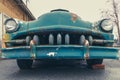 Front view of an antique car Royalty Free Stock Photo