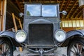 Front view of antique vintage car
