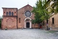 Front view of Basilica of San Domenico in Bologna Royalty Free Stock Photo