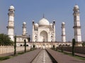 Front view of Bibi Ka Maqbara `Taj of the Deccan`, a mausoleum located in Aurangabad, Maharashtra, India