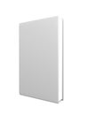 Front view of Blank book cover white Royalty Free Stock Photo