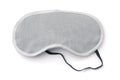 Front view of blank gray sleeping eye mask