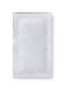Front view of blank packaging sachet