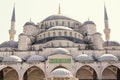 Front View of Blue Mosque Istanbul in Turkey