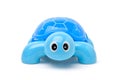 Front view of Blue plastic turtle toy