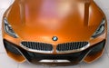 Front view of BMW Z4 convertible sportscar new concept