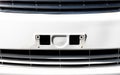 Front view of a car bumper with without number plate Royalty Free Stock Photo