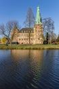 Front view of the castle in Raesfeld Royalty Free Stock Photo