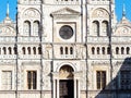 front view of church in Certosa di Pavia Royalty Free Stock Photo