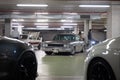 classic silver colored Dodge 3700 at a rally of sports and tuned cars