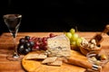 Tapas for spanish wine tasting event Royalty Free Stock Photo