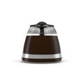 Front view Coffee Carafe on white. 3D illustration