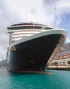 Front view of cruise ship Royalty Free Stock Photo