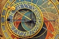 Front View Detail of Prague Astronomical Clock Royalty Free Stock Photo