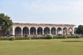 Front view Diwan-i-am or Hall of public Audience used by the Emperor Shah Jahan