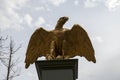 Front View Eagle Statue At The Artis Zoo At Amsterdam The Netherlands 17-3-2023