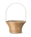 Front view of empty fruit basket