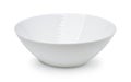 Front view of empty round ceramic bowl