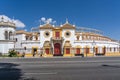 Front view of the entrance of Maestranza, the plaza de toros de la Real Maestranza de Caballeria de Sevilla, Seville, Spain