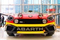 Front view Fiat Abarth 124 rally tuned sport cars