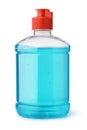 Front view of flammable gel fuel bottle Royalty Free Stock Photo