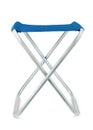 Front view of folding camping stool