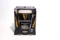 Front view of a four Pack of Guinness 440 ml beer cans Royalty Free Stock Photo