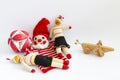 Assortment of cute vintage children toys