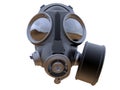 Front view - gas mask - isolated