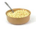 Front View Generic Rice Cereal Spoon