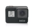 Front view of GoPro Hero 7 Black action camera Royalty Free Stock Photo