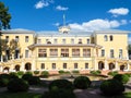 Front view of Governor`s House in Yaroslavl city Royalty Free Stock Photo