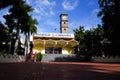 Front view of Gulbarga University Library building in Kalaburagi