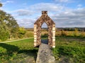 view of the heaven / hell chapel in Belgium Royalty Free Stock Photo