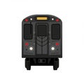 Front view illustration of a subway Royalty Free Stock Photo
