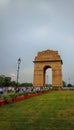 Front view of Indian gate Royalty Free Stock Photo