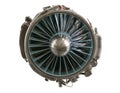 Interior of a aviation jet engine Royalty Free Stock Photo