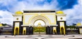 Front view of istana negara, malaysia, 2017