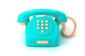 Front view of landline with buttons 3d render illustration