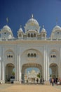 Front view of main Entrance Gate, Takhat Sachkhand Shri Hazur Abchalnagar Sahib, main Gurudwara