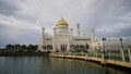 Masjid Sultan Omar Ali Saifuddin Mosque in Brunei Royalty Free Stock Photo