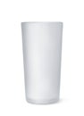 Front view of matte highball glass