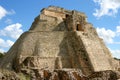 Front view mayan pyramid Royalty Free Stock Photo