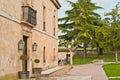 Wine taasting, limestone, building  of southeast Spain Royalty Free Stock Photo