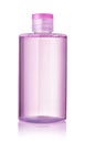 Front view of micellar deep cleansing water bottle Royalty Free Stock Photo