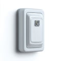 Front view of motion sensor light switch showing operating indicator light Royalty Free Stock Photo