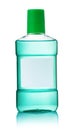 Front view of mouthwash bottle