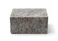 Front view view of natural unpolished granite block